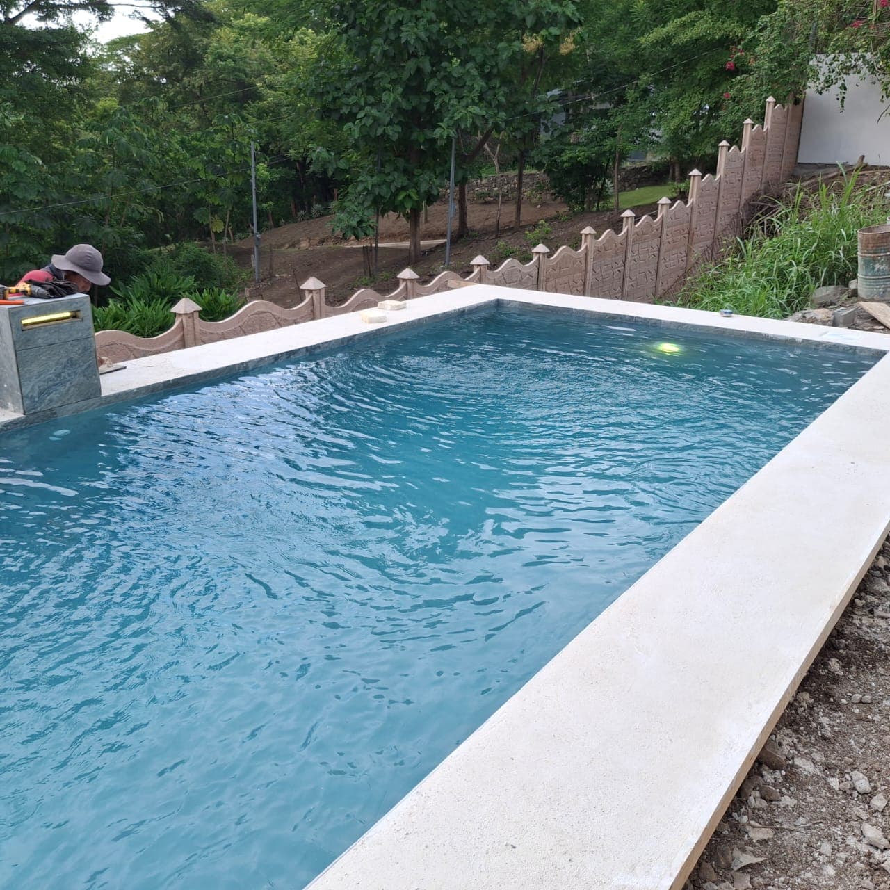 Pool construction